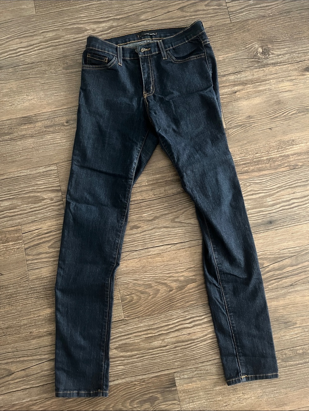 Flying Monkey Women's Skinny Jeans in Dark Blue